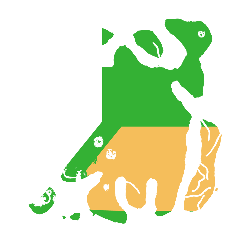 Biome Rust Map: Procedural Map, Size: 3500, Seed: 836454898