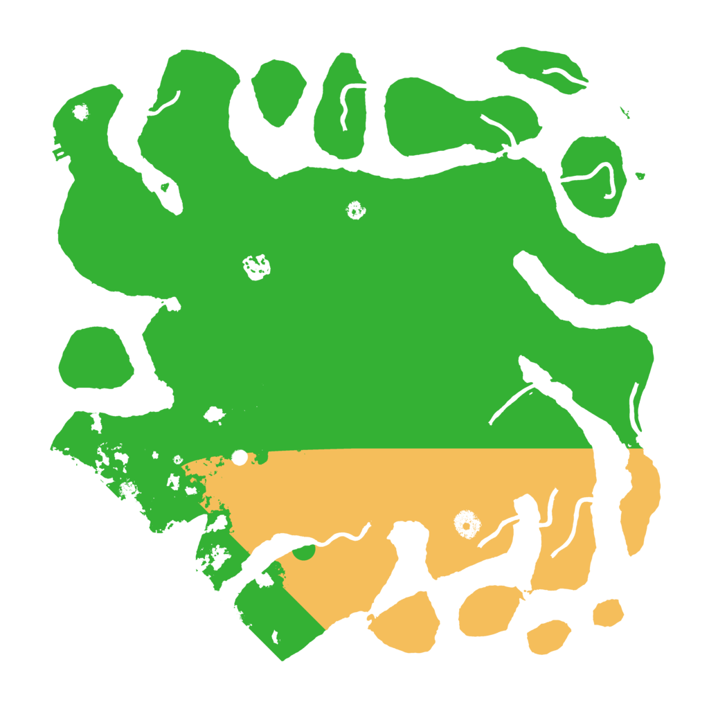 Biome Rust Map: Procedural Map, Size: 4000, Seed: 51564