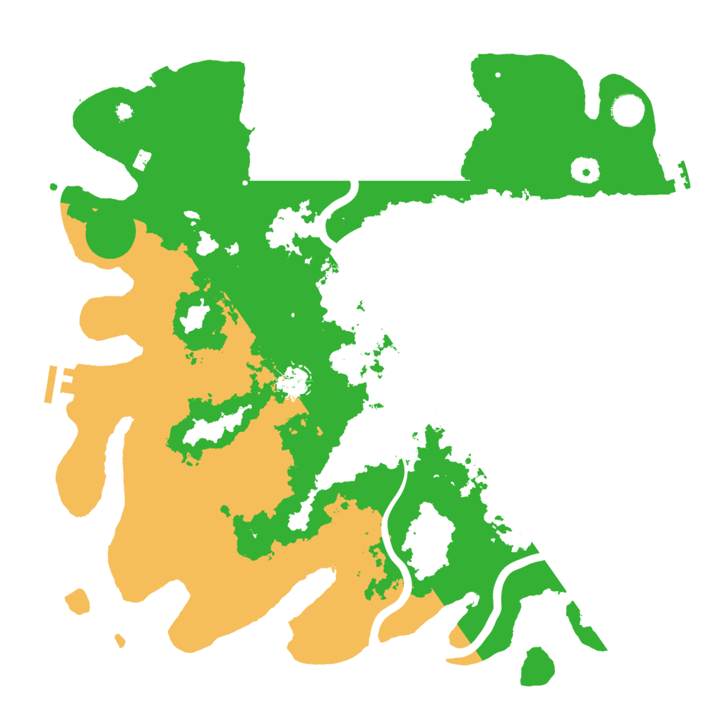 Biome Rust Map: Procedural Map, Size: 3900, Seed: 1888