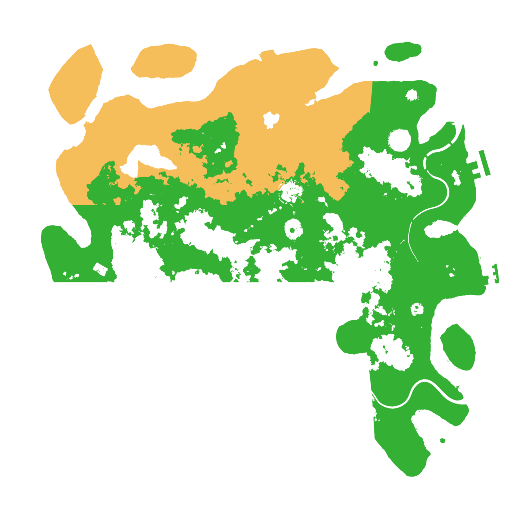 Biome Rust Map: Procedural Map, Size: 4000, Seed: 124660