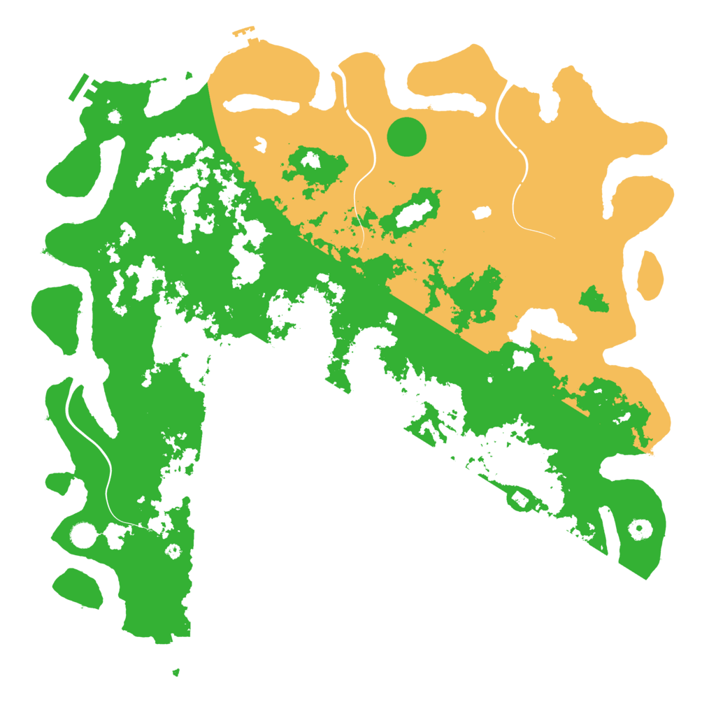 Biome Rust Map: Procedural Map, Size: 4800, Seed: 232413