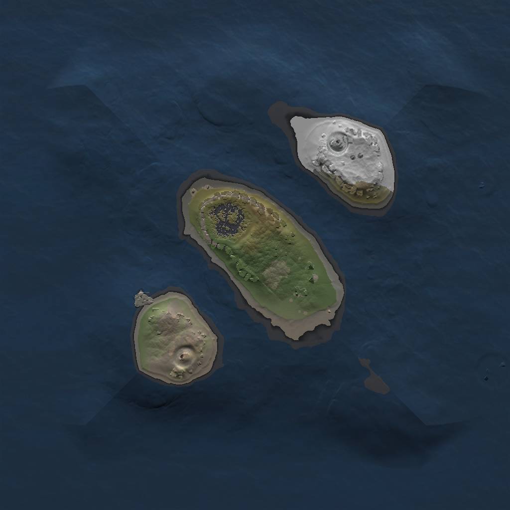 Rust Map: Procedural Map, Size: 1500, Seed: 8721498, 2 Monuments