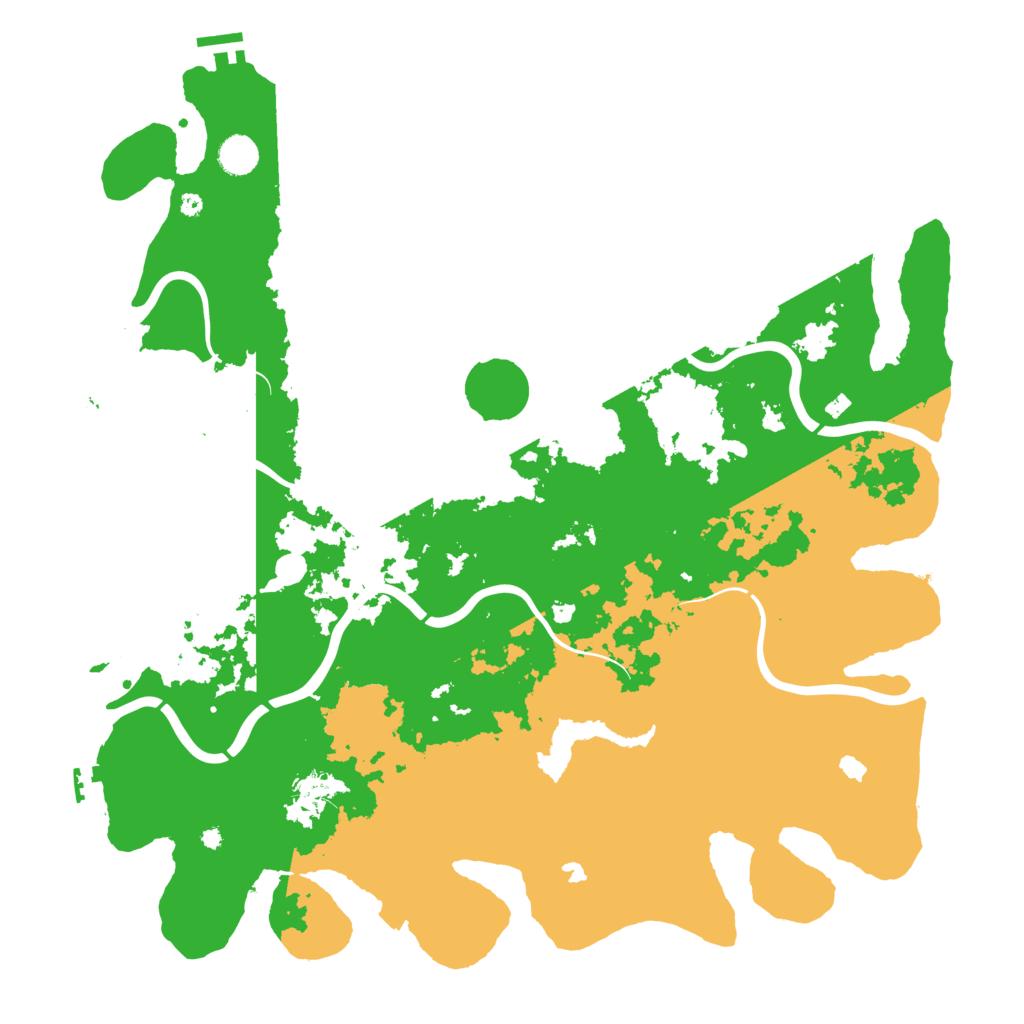 Biome Rust Map: Procedural Map, Size: 4500, Seed: 1870405929