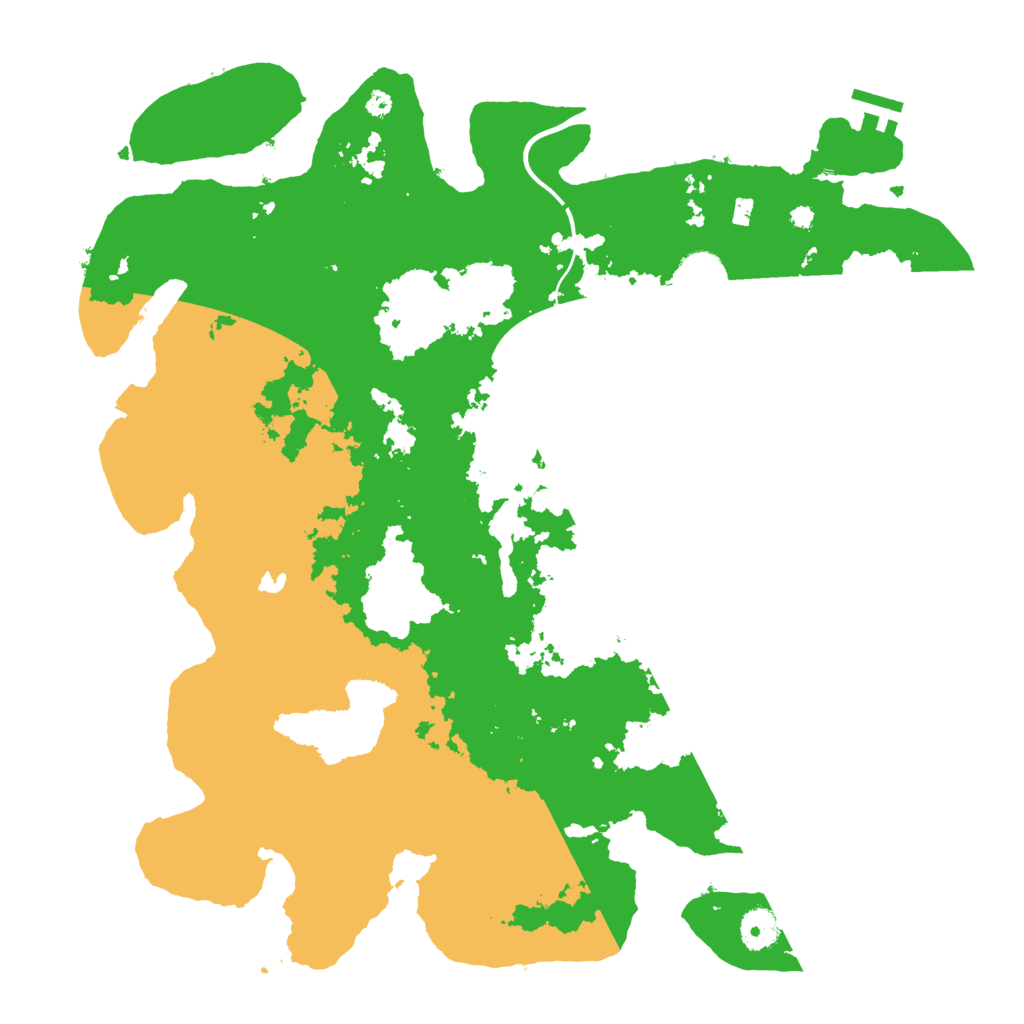 Biome Rust Map: Procedural Map, Size: 4000, Seed: 54466