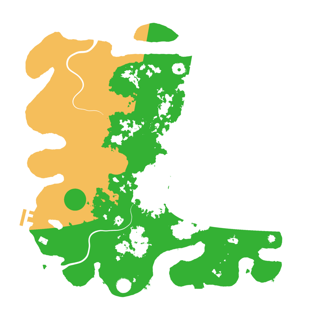 Biome Rust Map: Procedural Map, Size: 3800, Seed: 2035643999