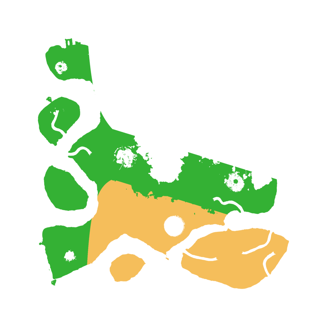 Biome Rust Map: Procedural Map, Size: 2800, Seed: 13825