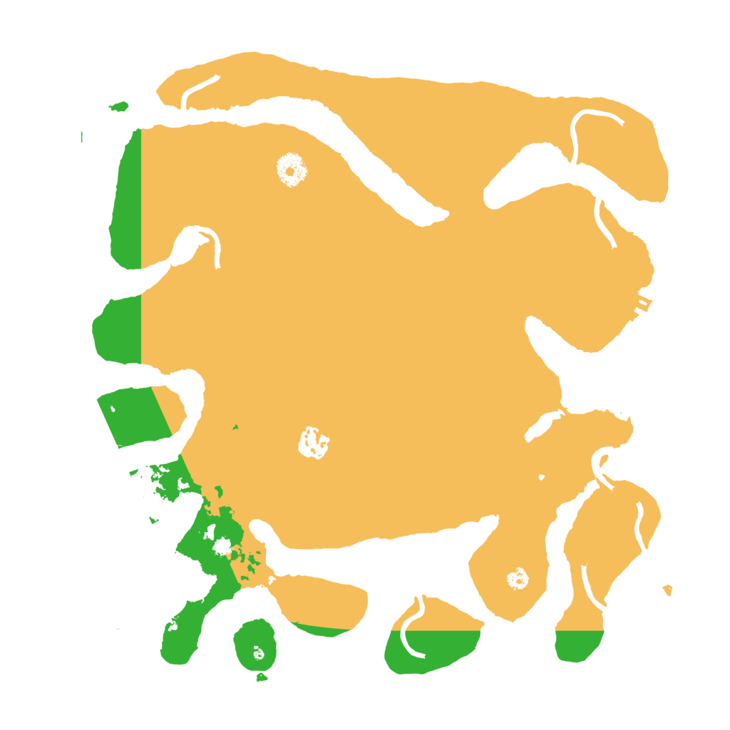 Biome Rust Map: Procedural Map, Size: 3500, Seed: 9902