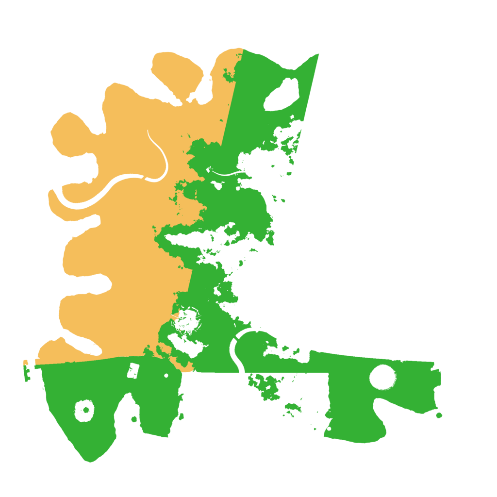 Biome Rust Map: Procedural Map, Size: 3500, Seed: 1330829916