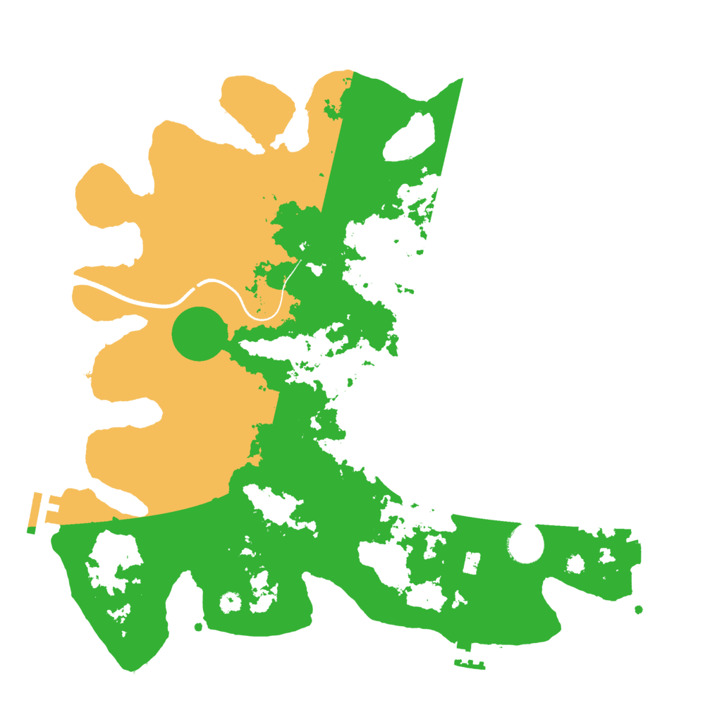 Biome Rust Map: Procedural Map, Size: 3500, Seed: 1330829916