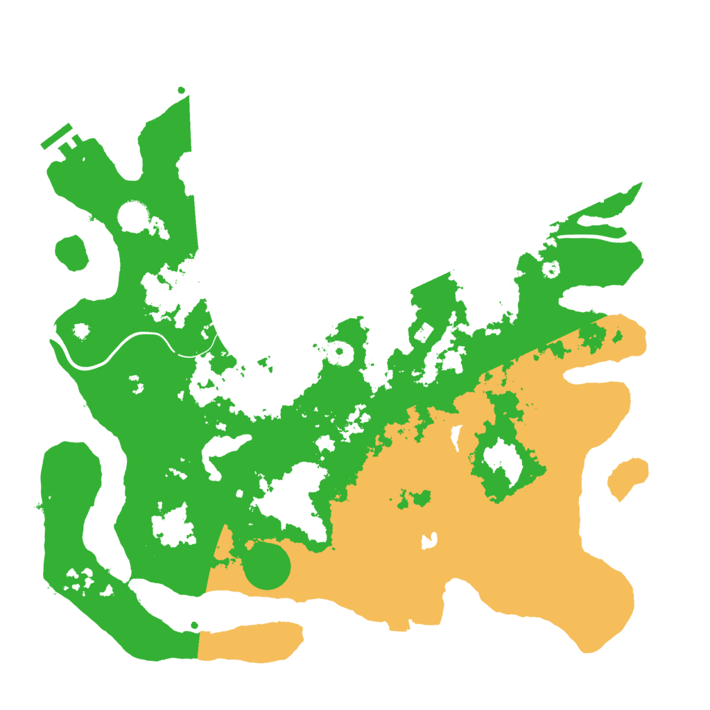 Biome Rust Map: Procedural Map, Size: 4000, Seed: 14123991
