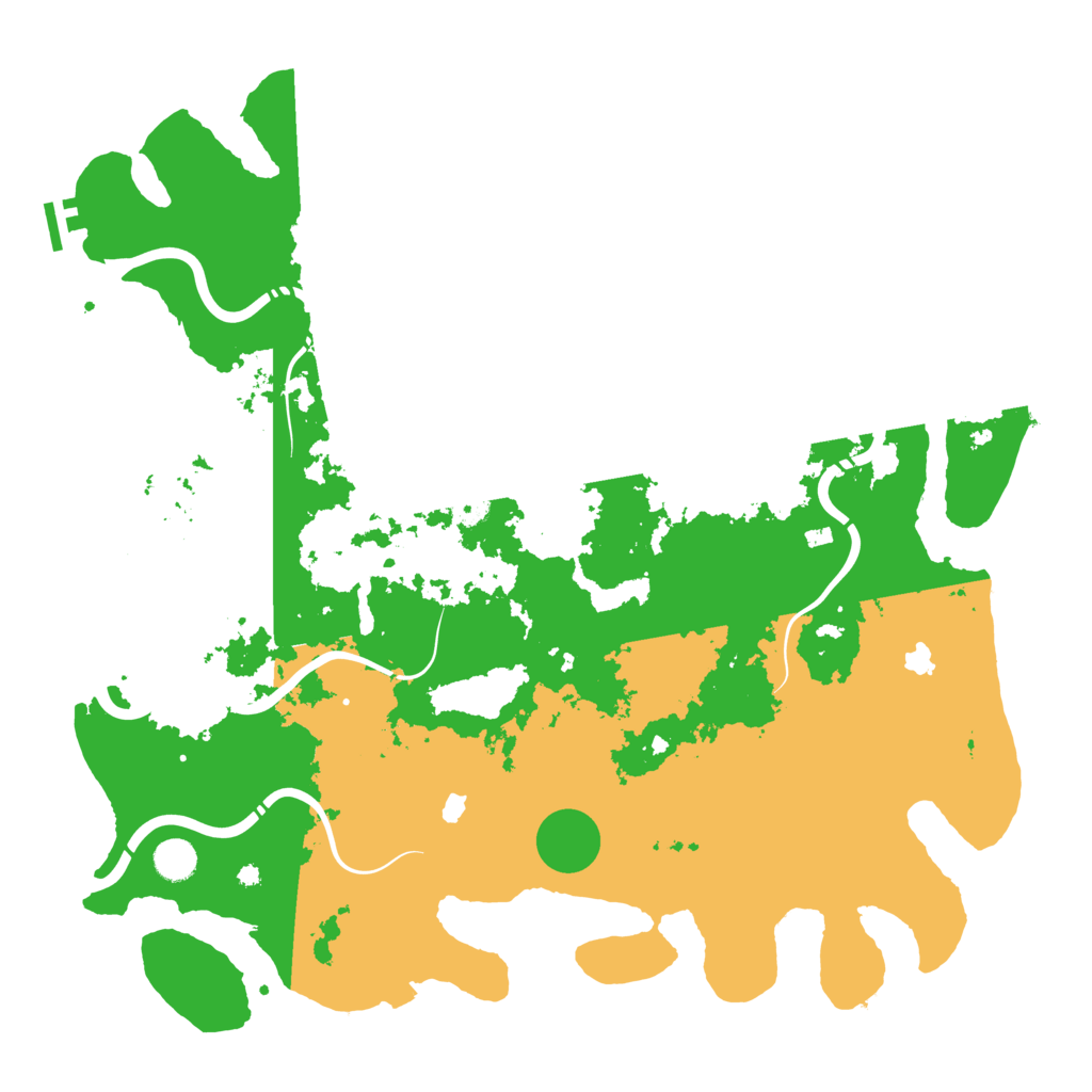 Biome Rust Map: Procedural Map, Size: 4500, Seed: 1147046210
