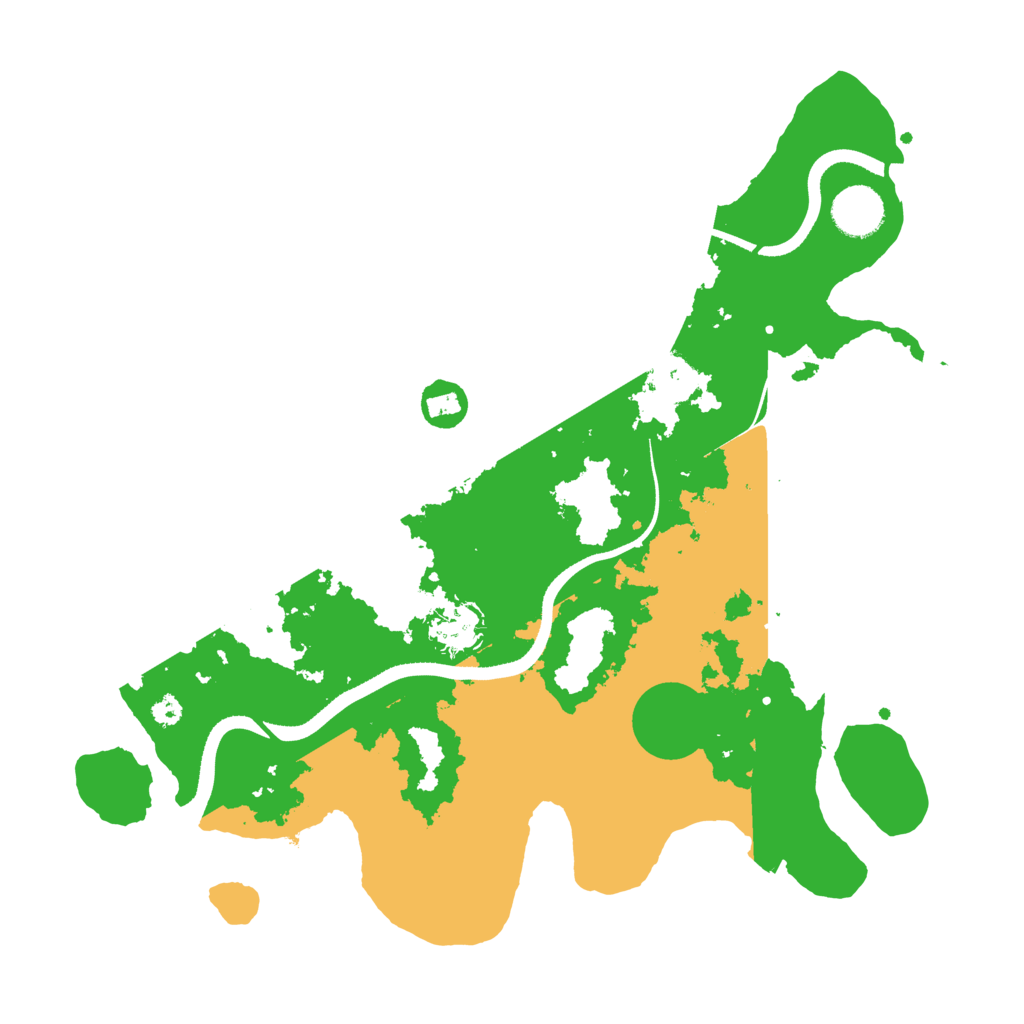 Biome Rust Map: Procedural Map, Size: 3500, Seed: 621160358