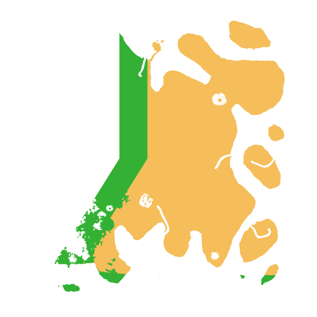 Biome Rust Map: Procedural Map, Size: 3550, Seed: 21