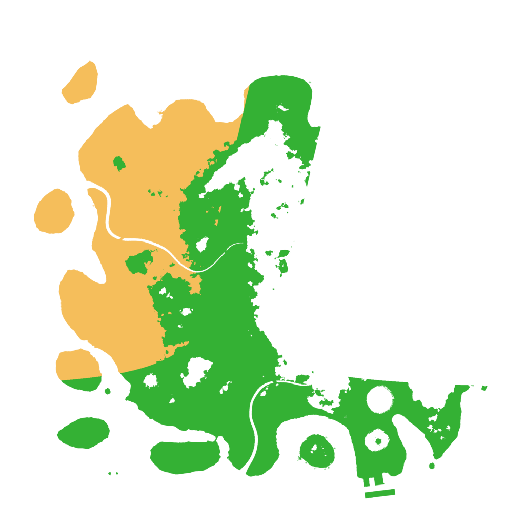 Biome Rust Map: Procedural Map, Size: 3500, Seed: 903648778