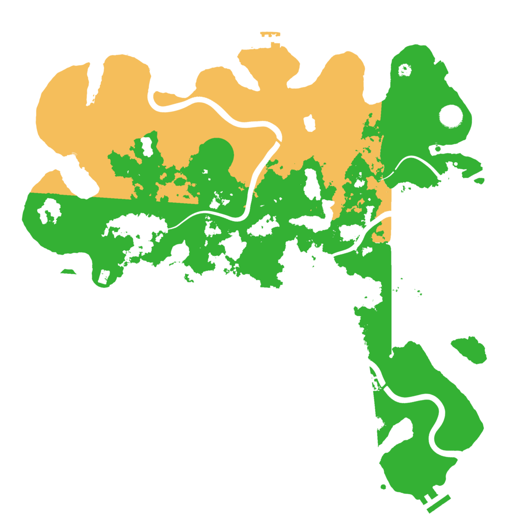 Biome Rust Map: Procedural Map, Size: 4000, Seed: 1245352