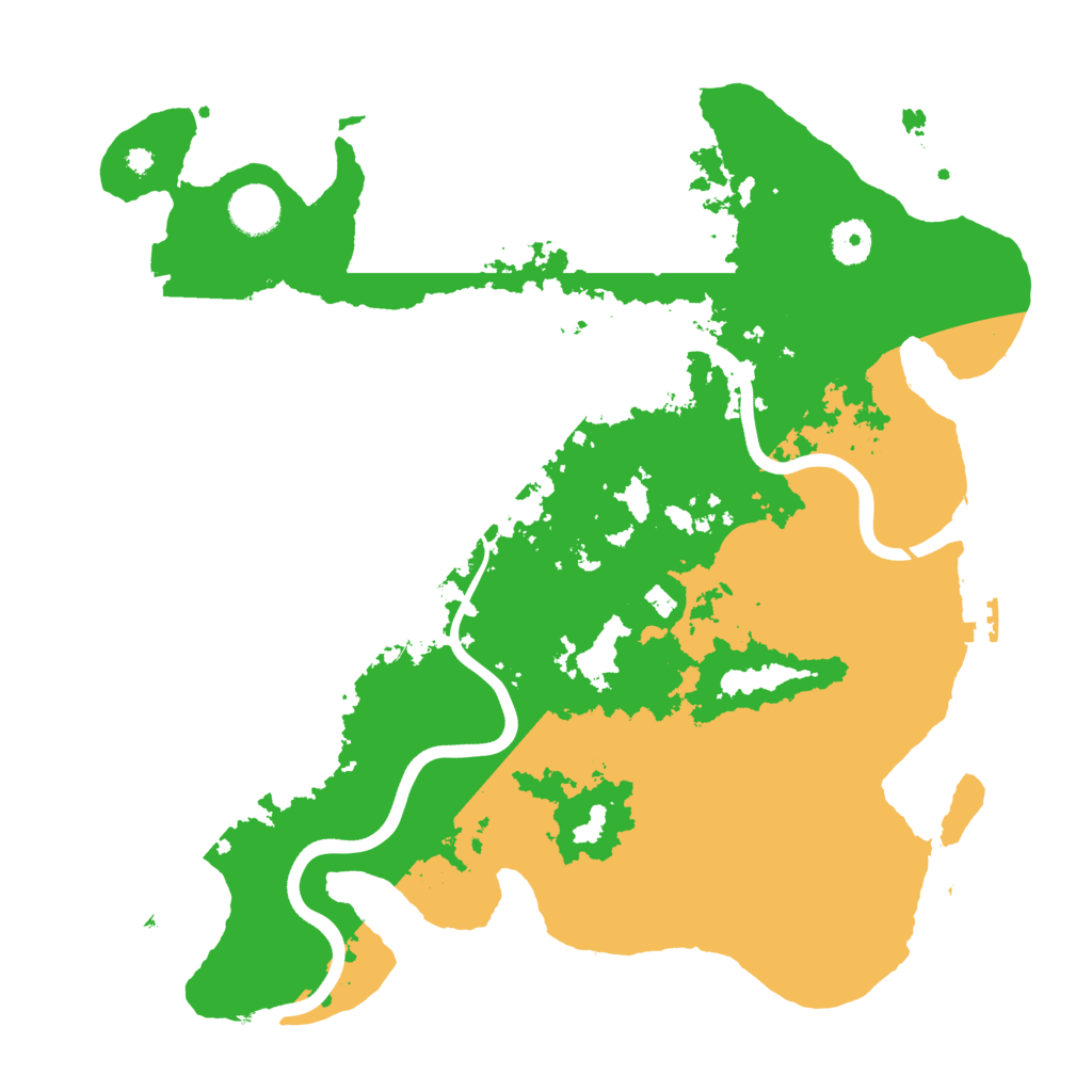 Biome Rust Map: Procedural Map, Size: 3800, Seed: 429665245