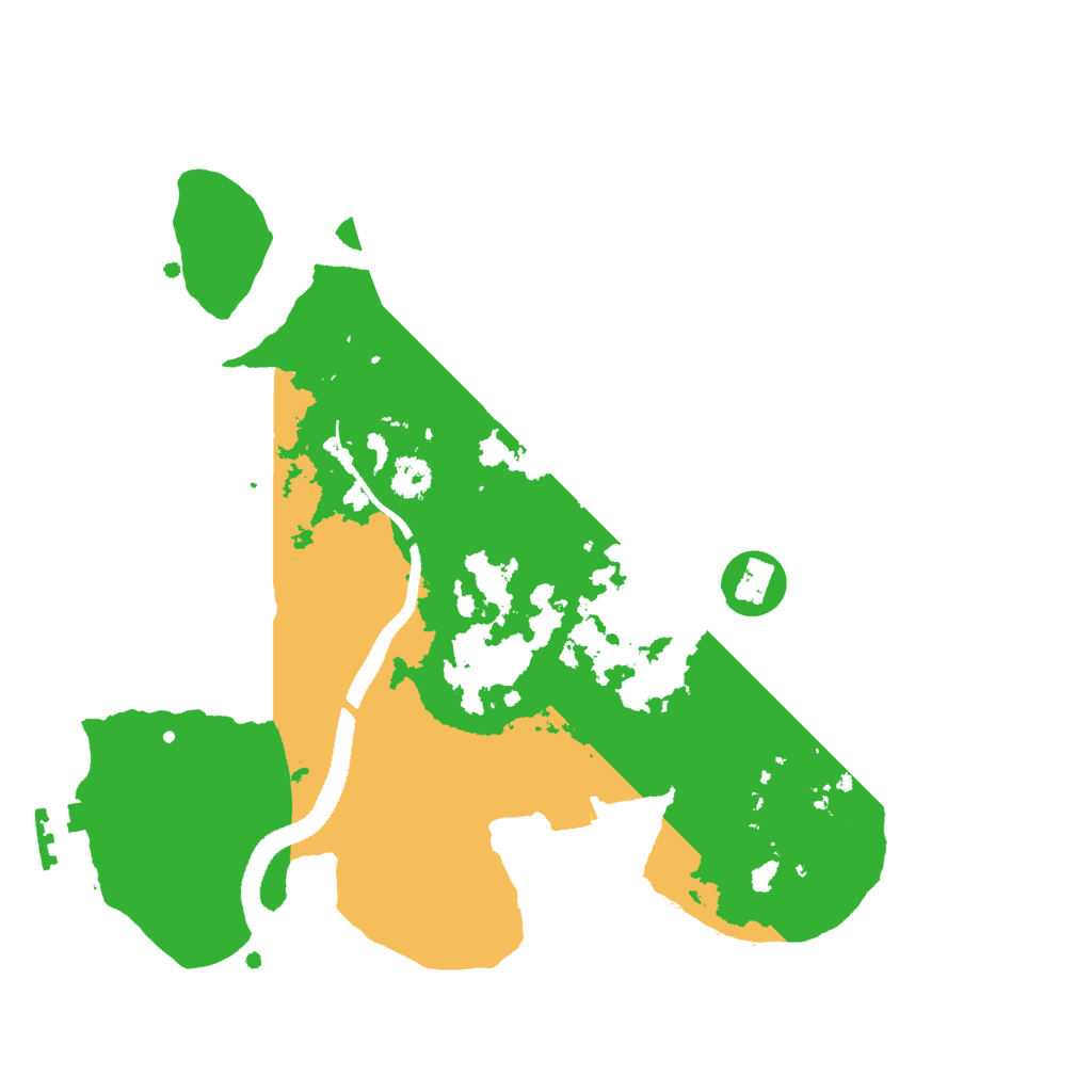 Biome Rust Map: Procedural Map, Size: 2700, Seed: 22345