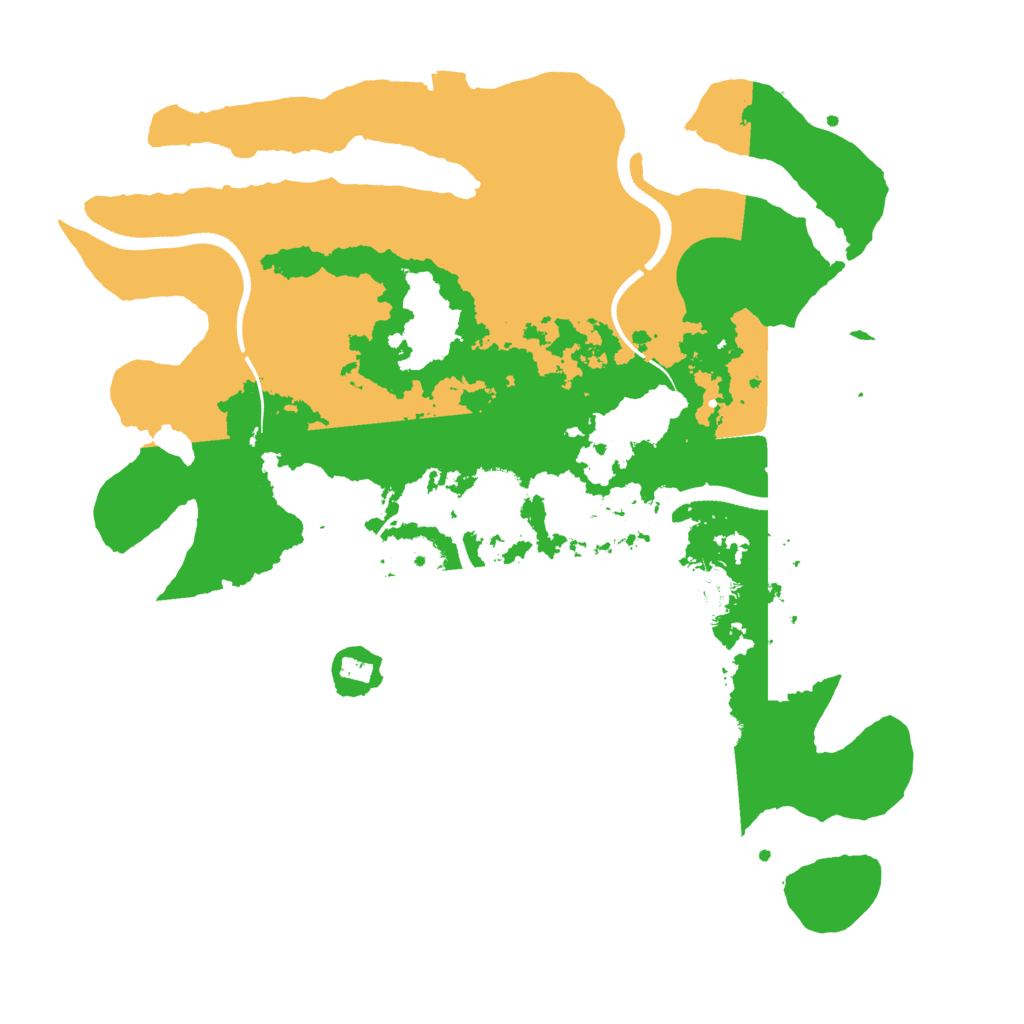 Biome Rust Map: Procedural Map, Size: 3500, Seed: 2128851232