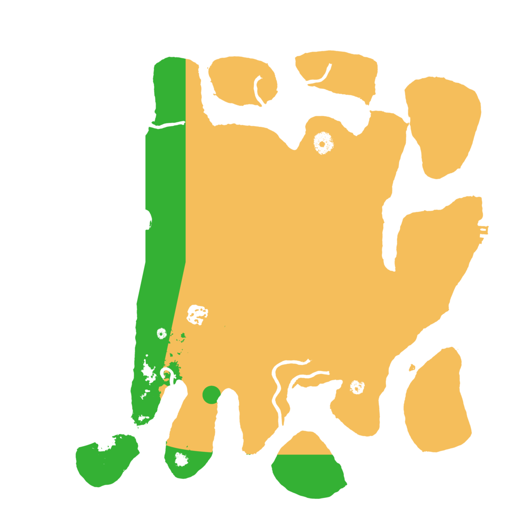 Biome Rust Map: Procedural Map, Size: 3800, Seed: 20210715