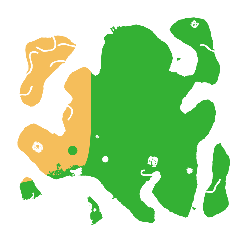 Biome Rust Map: Procedural Map, Size: 3500, Seed: 920891