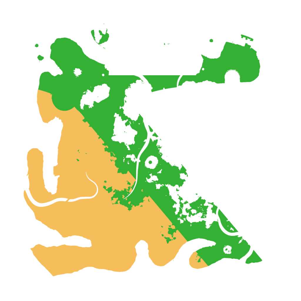 Biome Rust Map: Procedural Map, Size: 3500, Seed: 180261