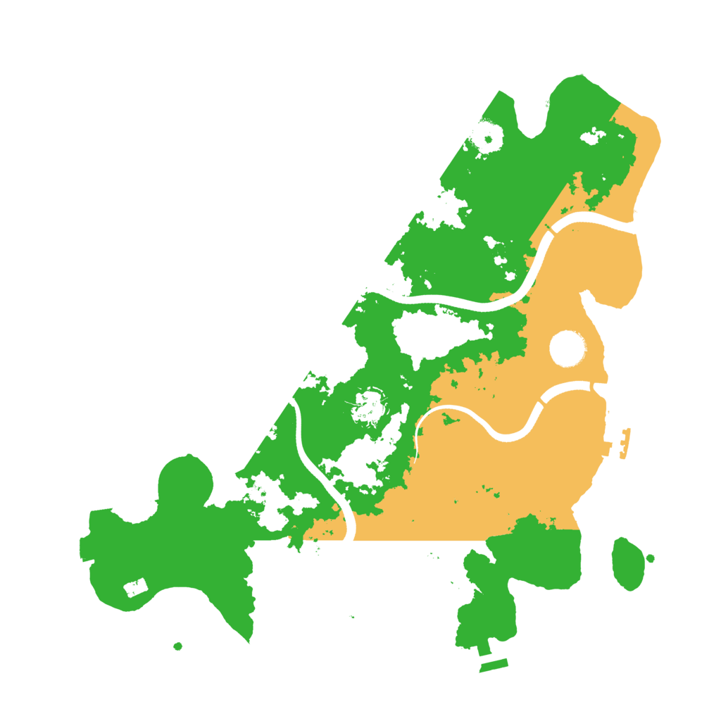 Biome Rust Map: Procedural Map, Size: 3500, Seed: 569467