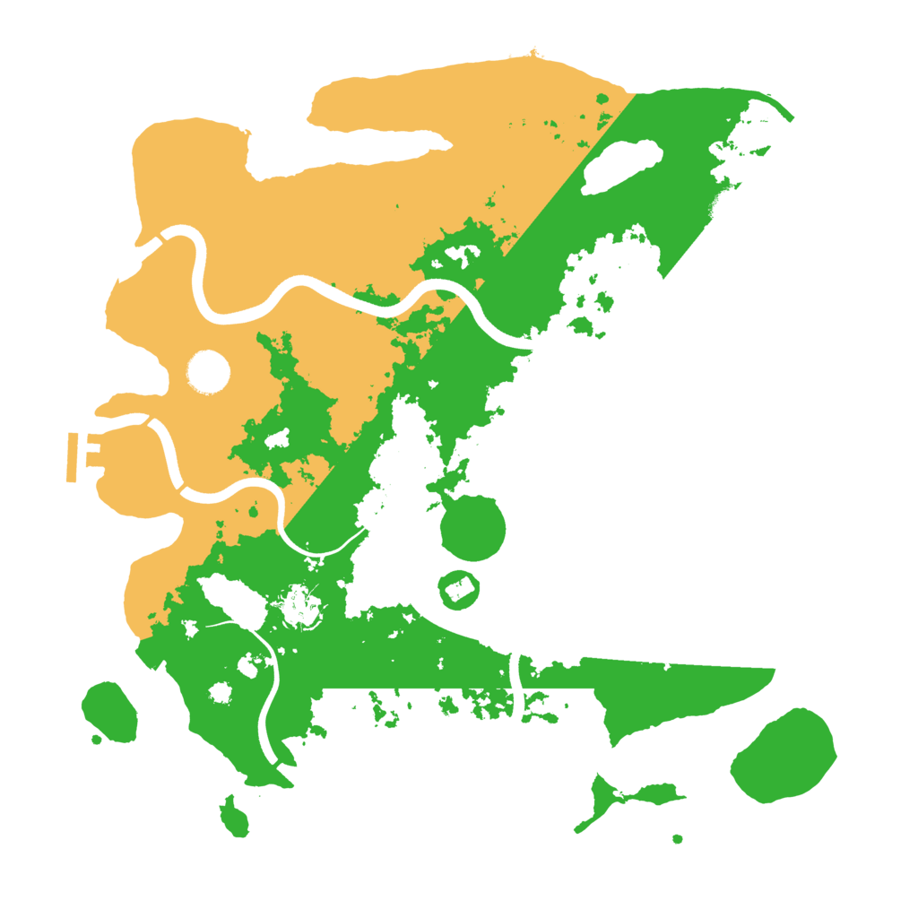 Biome Rust Map: Procedural Map, Size: 3750, Seed: 53013205
