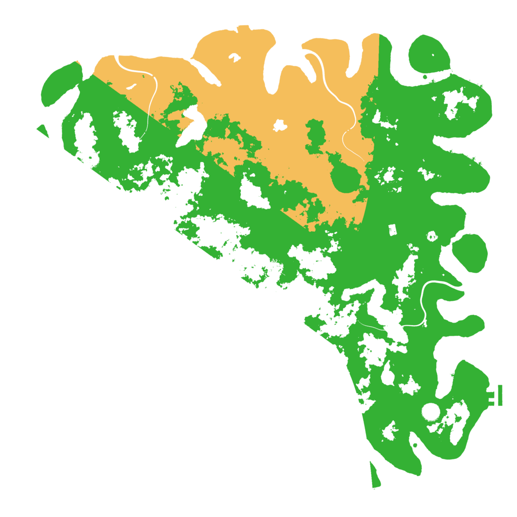 Biome Rust Map: Procedural Map, Size: 5000, Seed: 1115063807