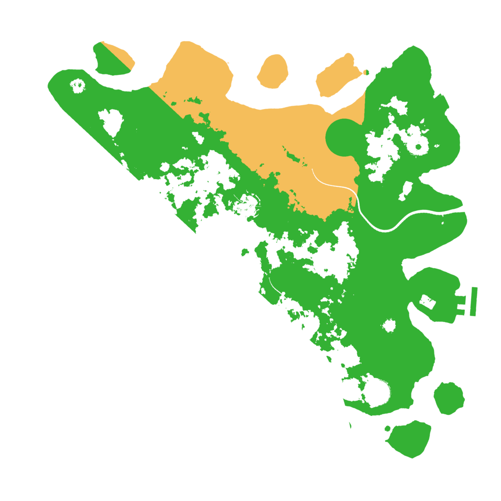 Biome Rust Map: Procedural Map, Size: 3500, Seed: 455462