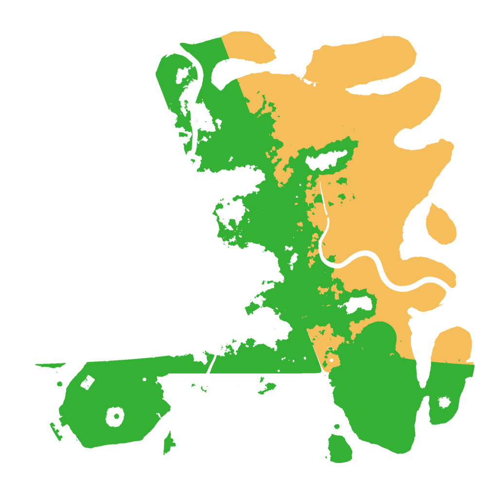 Biome Rust Map: Procedural Map, Size: 3850, Seed: 580400200