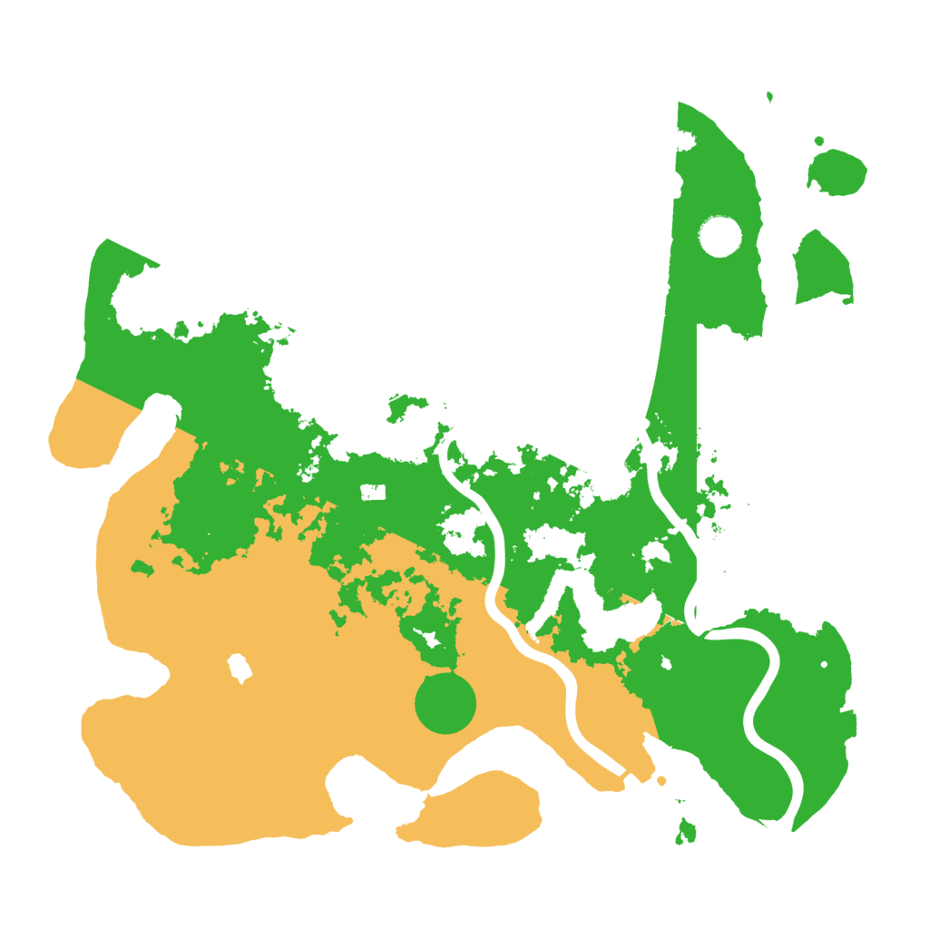 Biome Rust Map: Procedural Map, Size: 4000, Seed: 191293