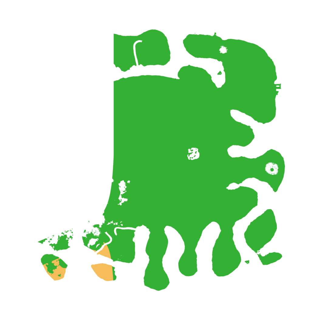 Biome Rust Map: Procedural Map, Size: 3700, Seed: 15872676