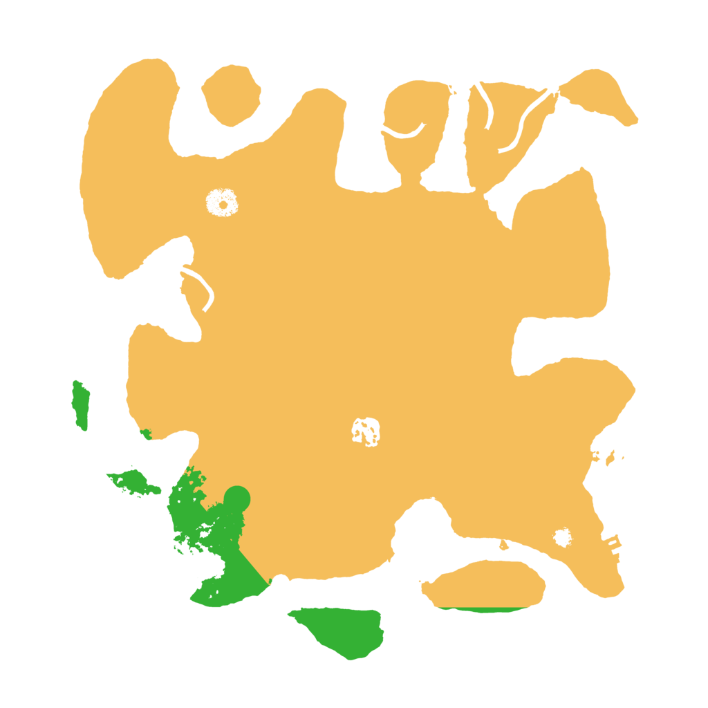 Biome Rust Map: Procedural Map, Size: 3500, Seed: 1057602670