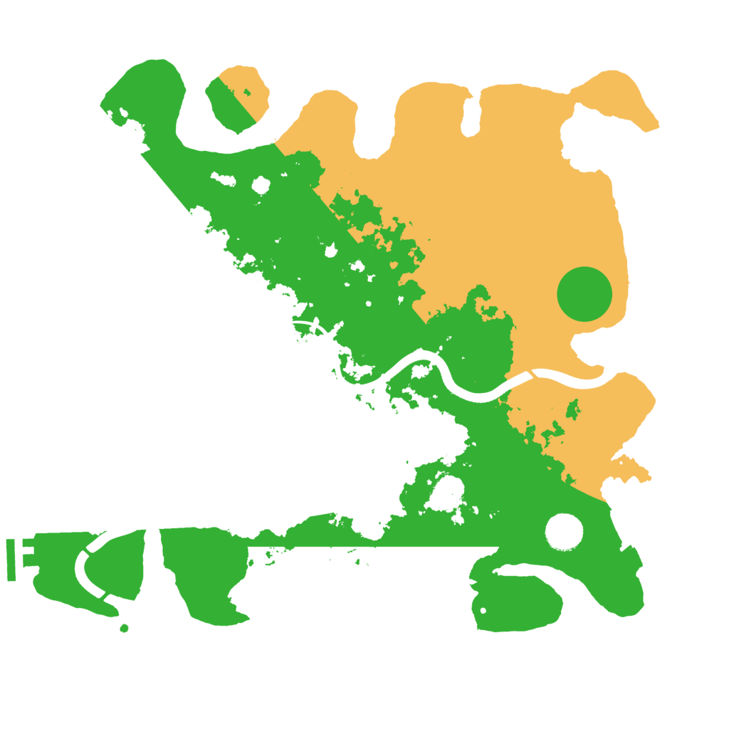 Biome Rust Map: Procedural Map, Size: 3500, Seed: 1057602670
