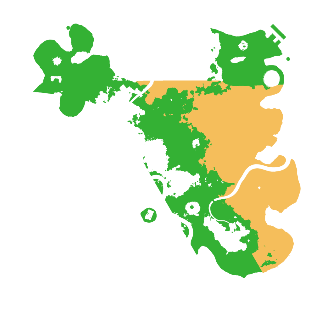 Biome Rust Map: Procedural Map, Size: 3500, Seed: 81305730