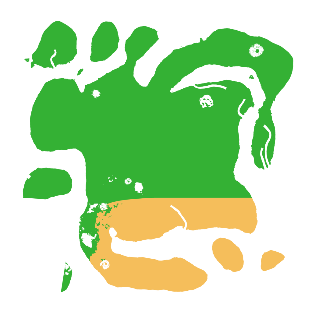 Biome Rust Map: Procedural Map, Size: 3500, Seed: 646577