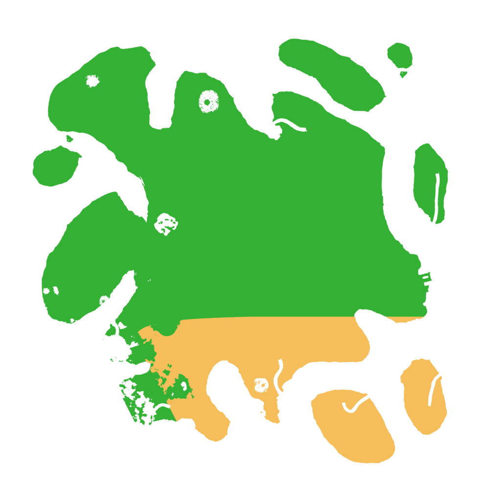 Biome Rust Map: Procedural Map, Size: 3500, Seed: 687518