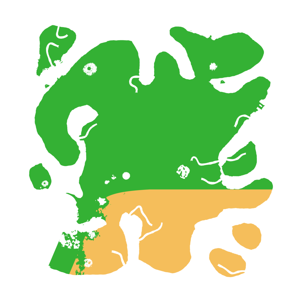 Biome Rust Map: Procedural Map, Size: 3500, Seed: 102641