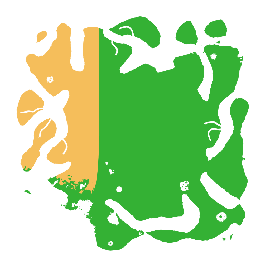 Biome Rust Map: Procedural Map, Size: 4096, Seed: 1999