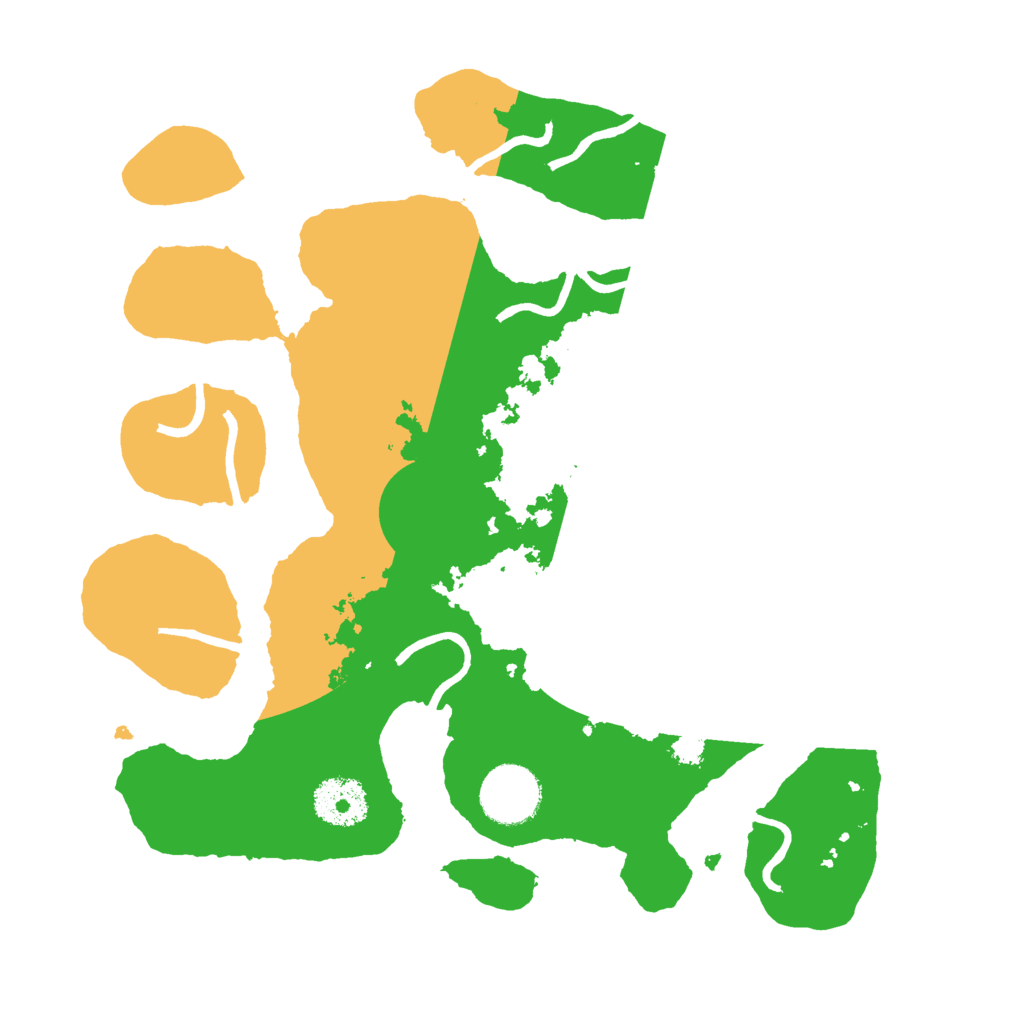 Biome Rust Map: Procedural Map, Size: 3000, Seed: 10099