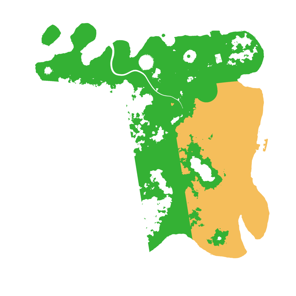 Biome Rust Map: Procedural Map, Size: 3500, Seed: 745874