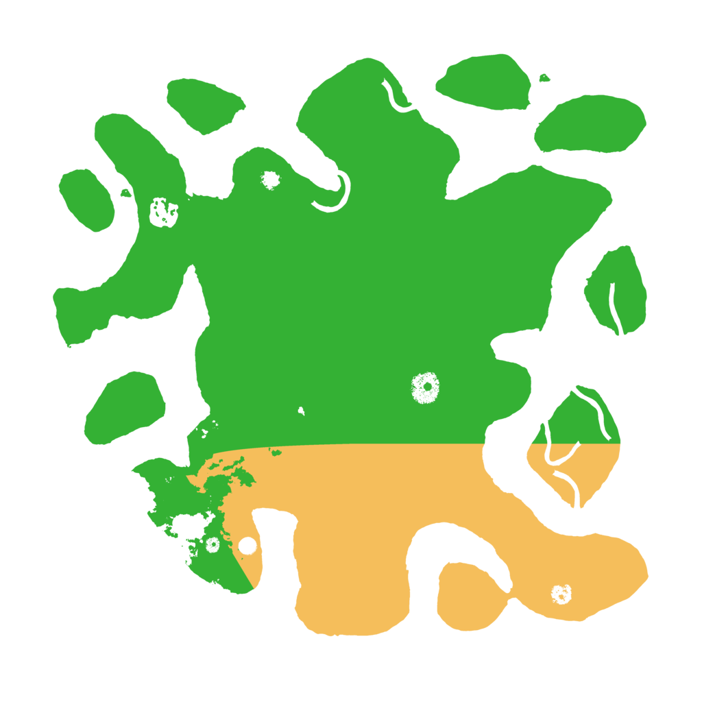 Biome Rust Map: Procedural Map, Size: 3500, Seed: 297774