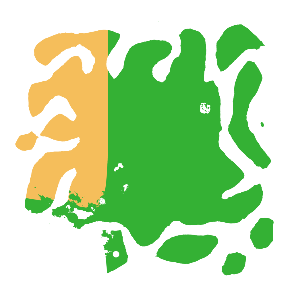 Biome Rust Map: Barren, Size: 4000, Seed: 457343