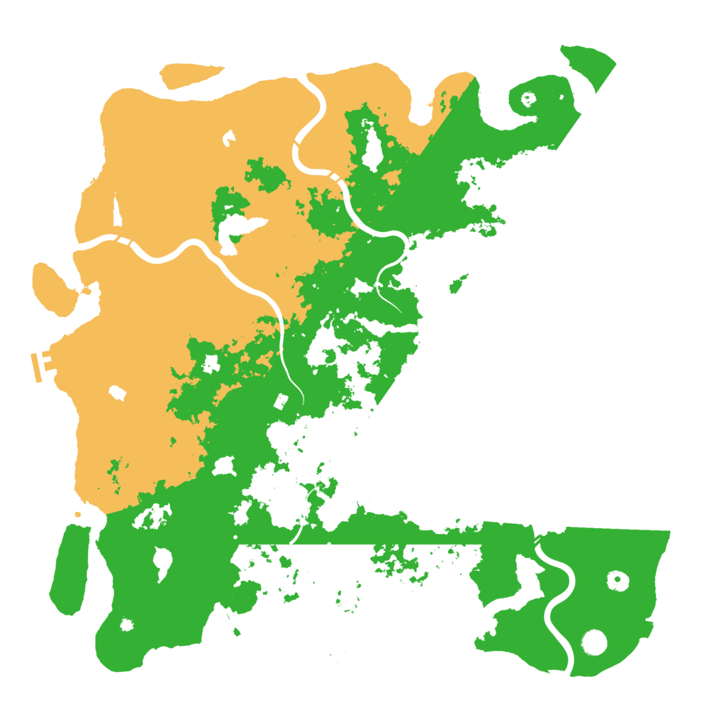 Biome Rust Map: Procedural Map, Size: 5000, Seed: 667686722