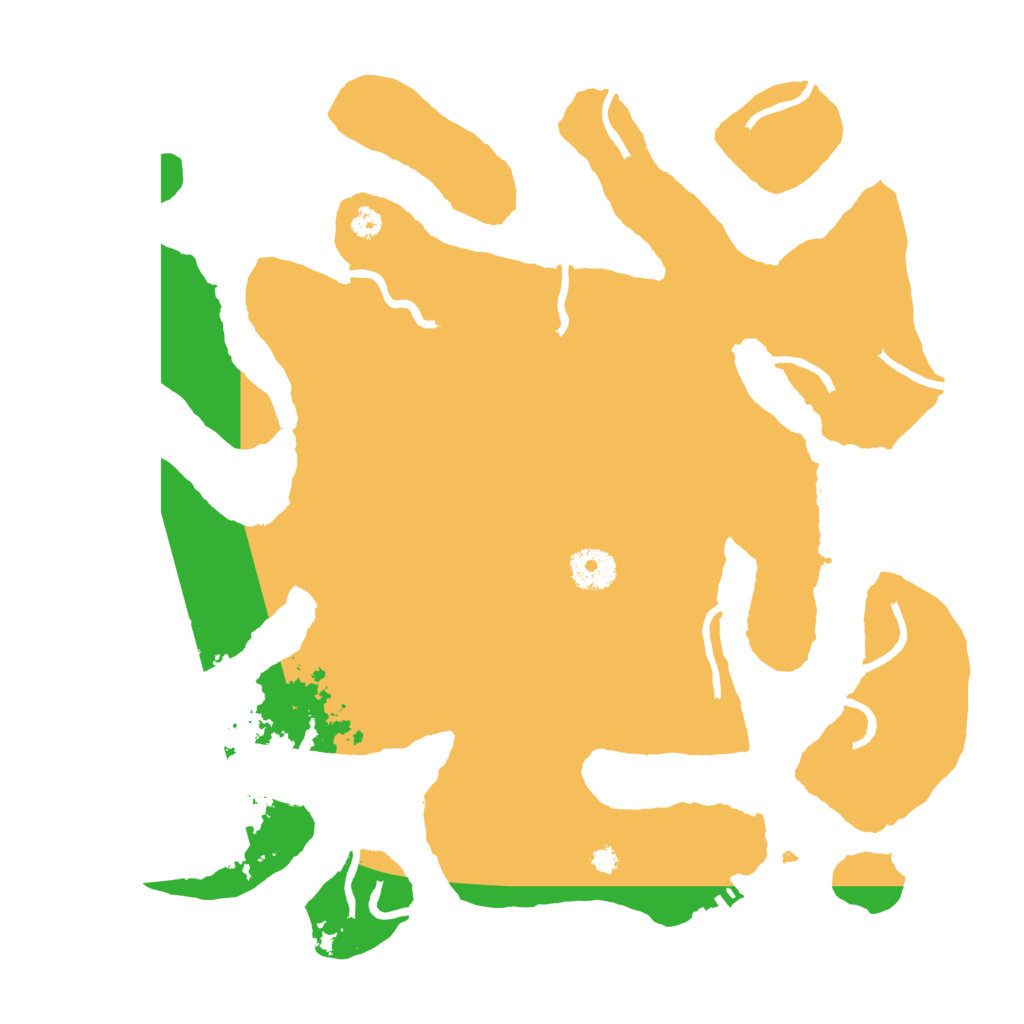 Biome Rust Map: Procedural Map, Size: 3500, Seed: 923813