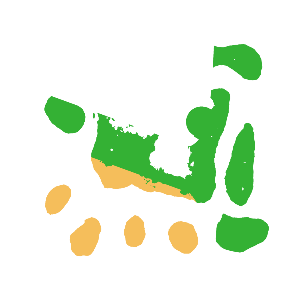 Biome Rust Map: Barren, Size: 2500, Seed: 2507