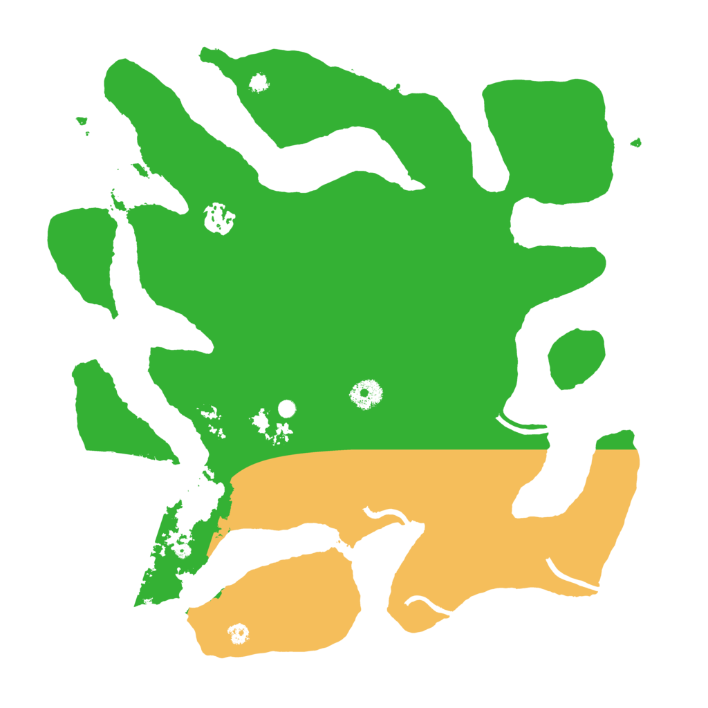 Biome Rust Map: Procedural Map, Size: 3500, Seed: 1561658