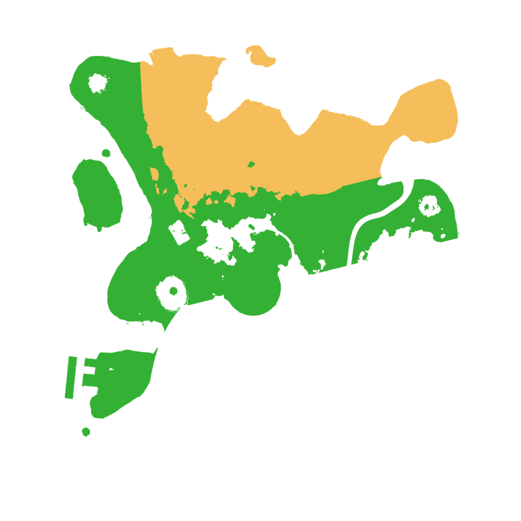 Biome Rust Map: Procedural Map, Size: 2500, Seed: 7632568