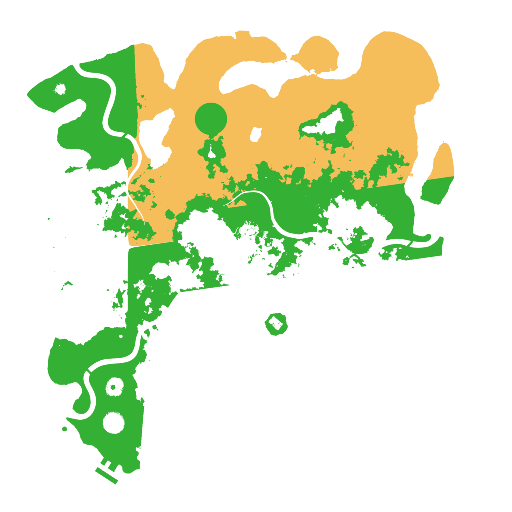 Biome Rust Map: Procedural Map, Size: 4200, Seed: 54