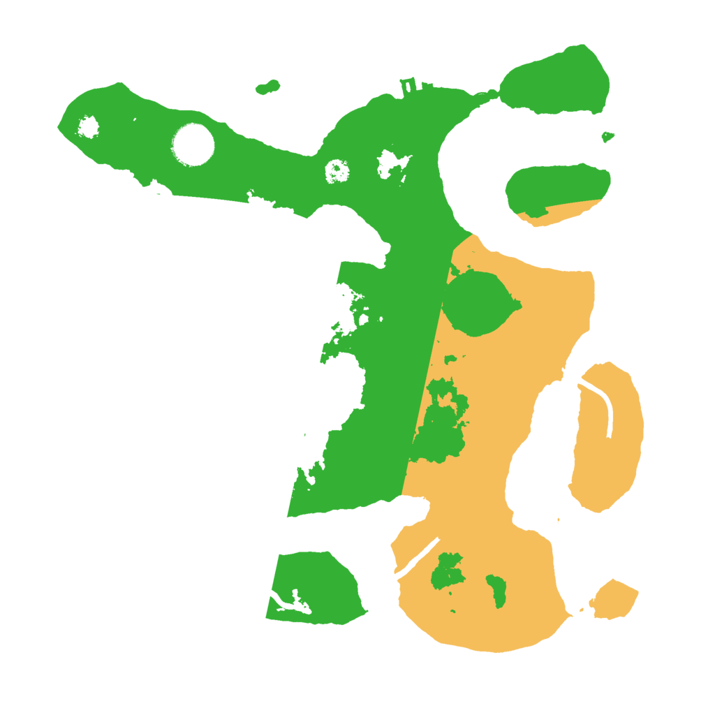 Biome Rust Map: Procedural Map, Size: 3000, Seed: 2422207